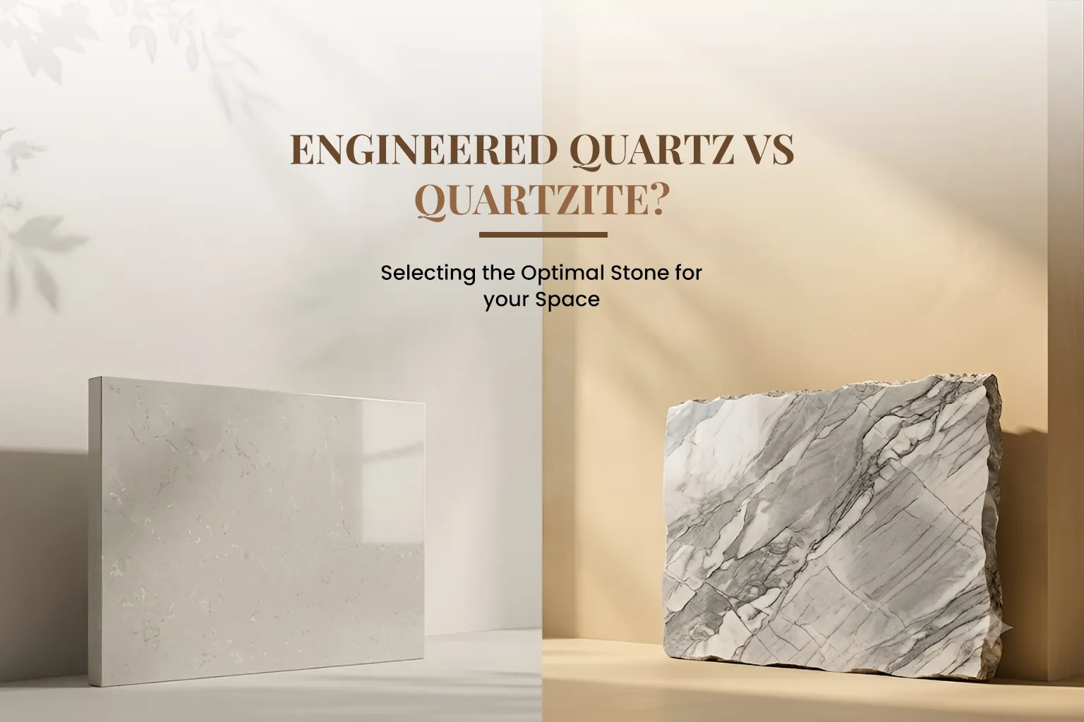 ENGINEERED QUARTZ VS QUARTZITE?